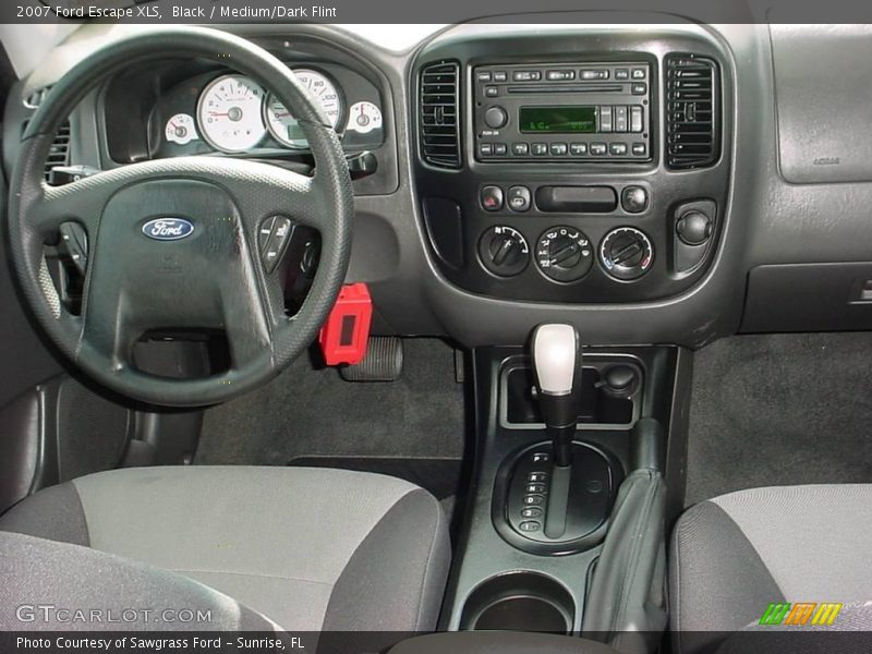 Black / Medium/Dark Flint 2007 Ford Escape XLS