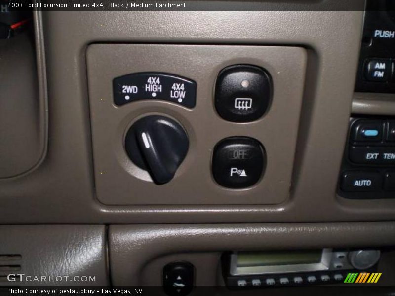 Black / Medium Parchment 2003 Ford Excursion Limited 4x4