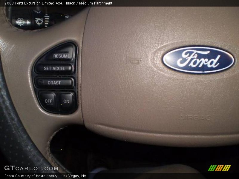 Black / Medium Parchment 2003 Ford Excursion Limited 4x4