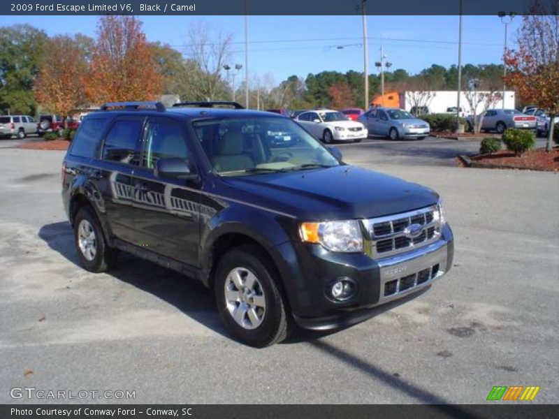 Black / Camel 2009 Ford Escape Limited V6