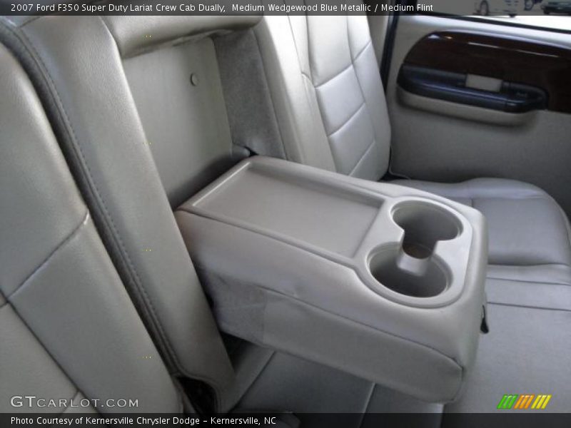 Medium Wedgewood Blue Metallic / Medium Flint 2007 Ford F350 Super Duty Lariat Crew Cab Dually