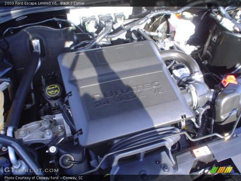 Black / Camel 2009 Ford Escape Limited V6