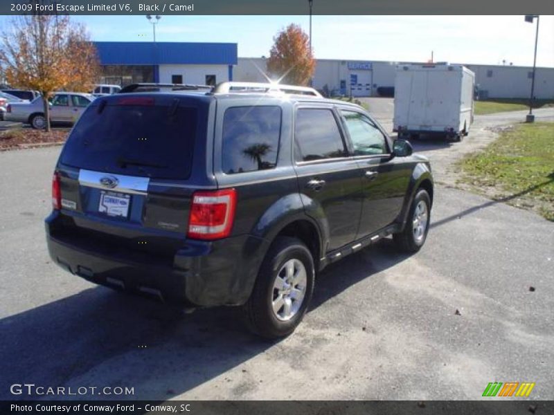 Black / Camel 2009 Ford Escape Limited V6