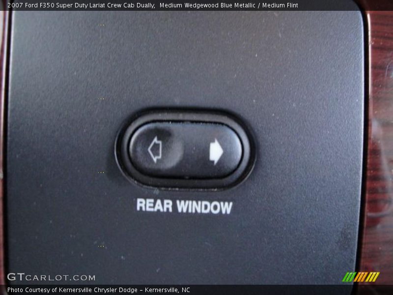 Medium Wedgewood Blue Metallic / Medium Flint 2007 Ford F350 Super Duty Lariat Crew Cab Dually