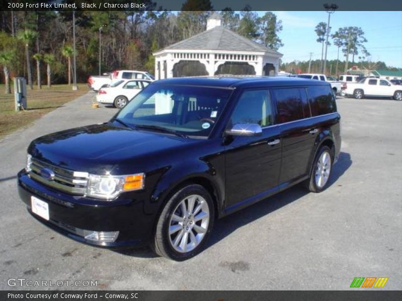 Black / Charcoal Black 2009 Ford Flex Limited