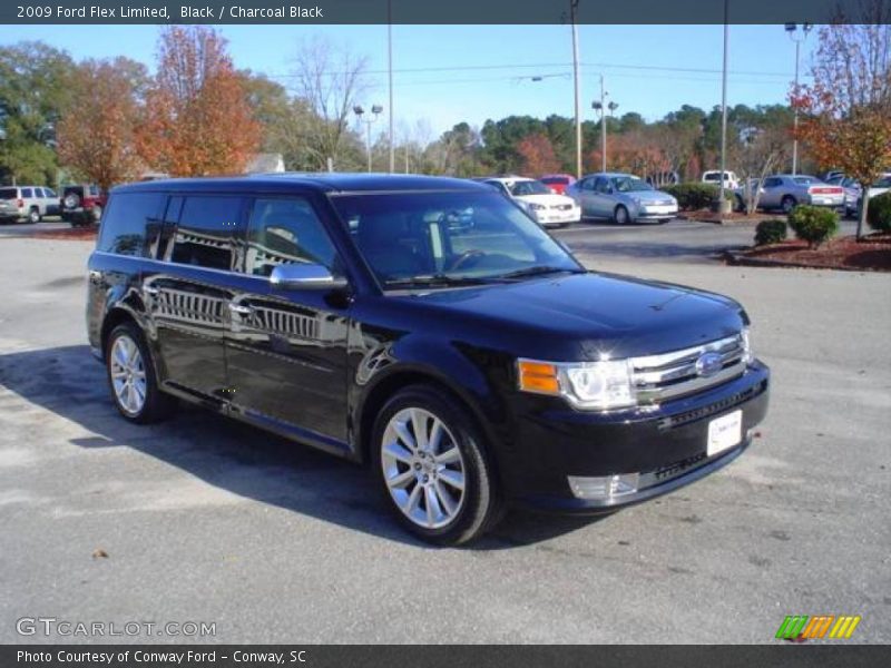 Black / Charcoal Black 2009 Ford Flex Limited