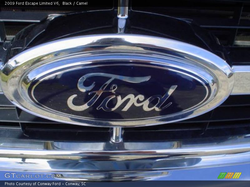 Black / Camel 2009 Ford Escape Limited V6