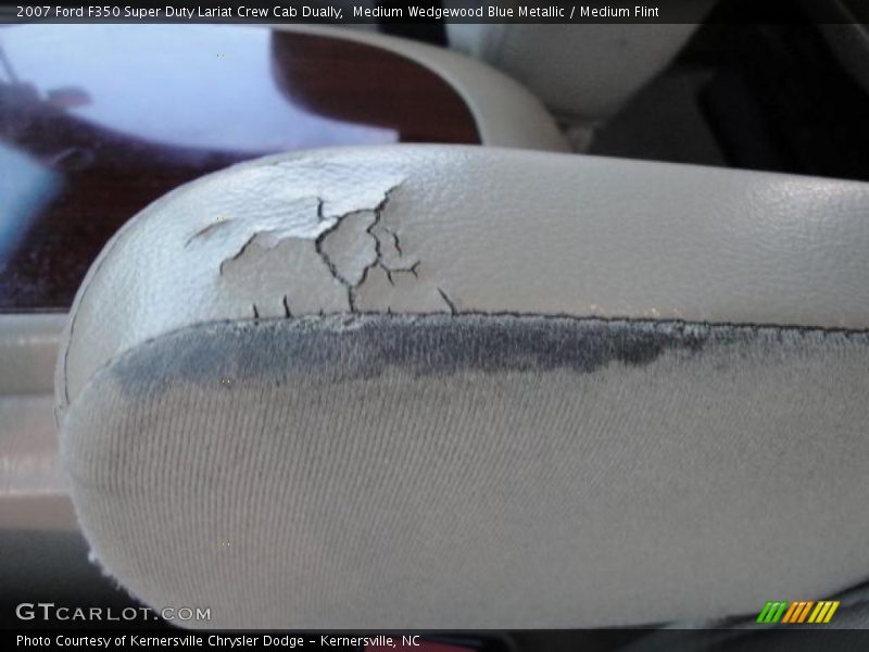 Medium Wedgewood Blue Metallic / Medium Flint 2007 Ford F350 Super Duty Lariat Crew Cab Dually