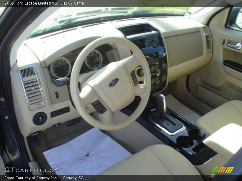 Black / Camel 2009 Ford Escape Limited V6