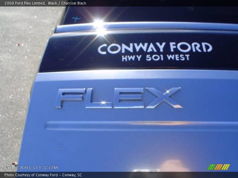 Black / Charcoal Black 2009 Ford Flex Limited