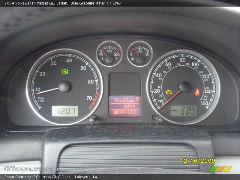 Blue Graphite Metallic / Grey 2004 Volkswagen Passat GLS Sedan