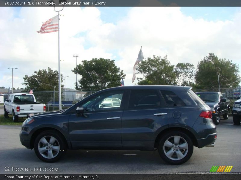 Carbon Gray Pearl / Ebony 2007 Acura RDX Technology
