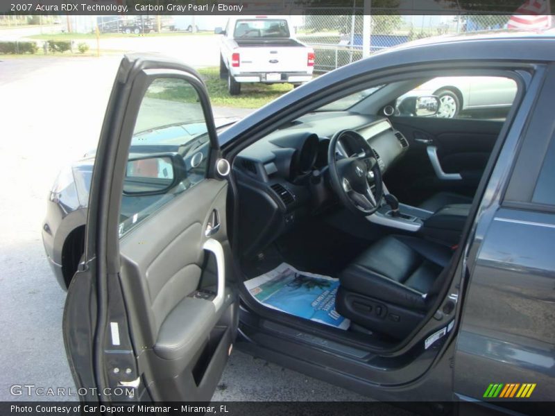 Carbon Gray Pearl / Ebony 2007 Acura RDX Technology