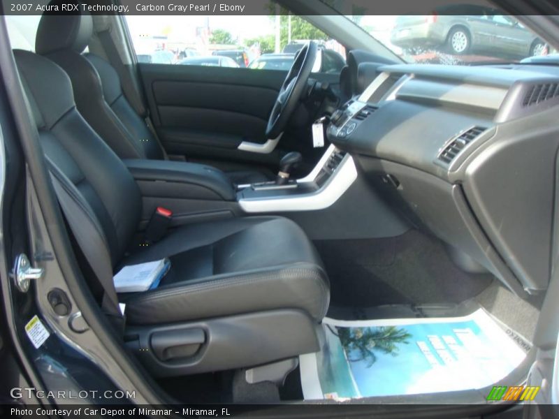 Carbon Gray Pearl / Ebony 2007 Acura RDX Technology