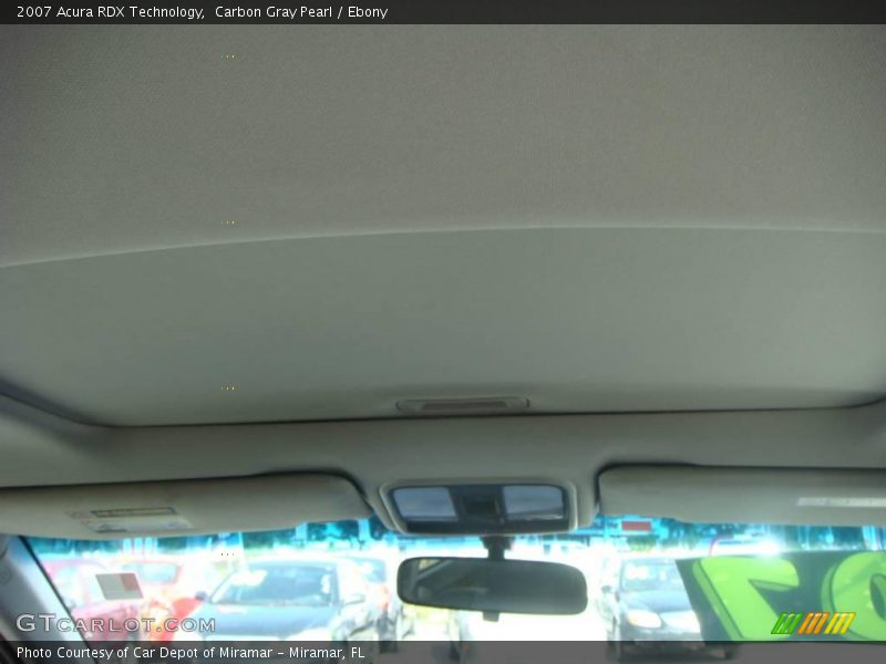 Carbon Gray Pearl / Ebony 2007 Acura RDX Technology