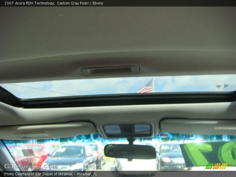 Carbon Gray Pearl / Ebony 2007 Acura RDX Technology