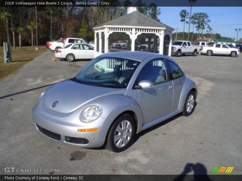 Reflex Silver / Grey 2008 Volkswagen New Beetle S Coupe