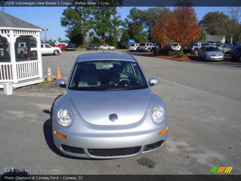 Reflex Silver / Grey 2008 Volkswagen New Beetle S Coupe