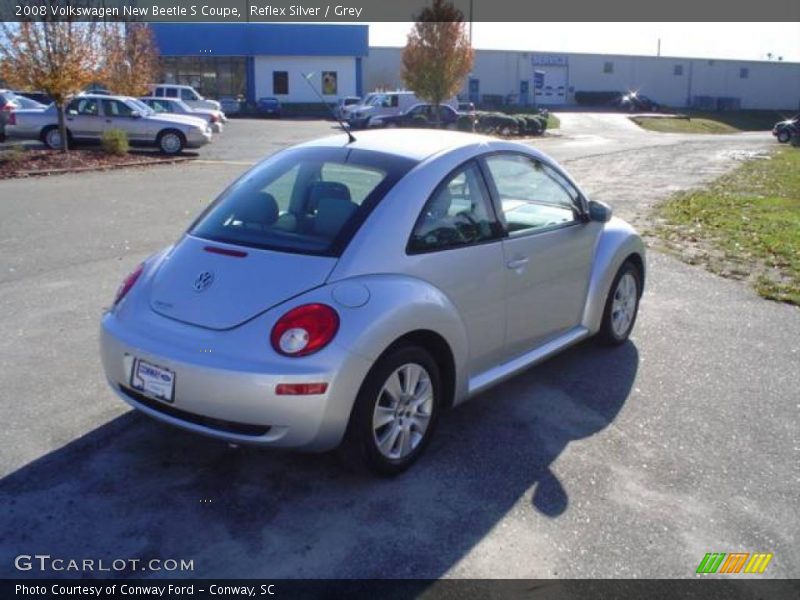 Reflex Silver / Grey 2008 Volkswagen New Beetle S Coupe