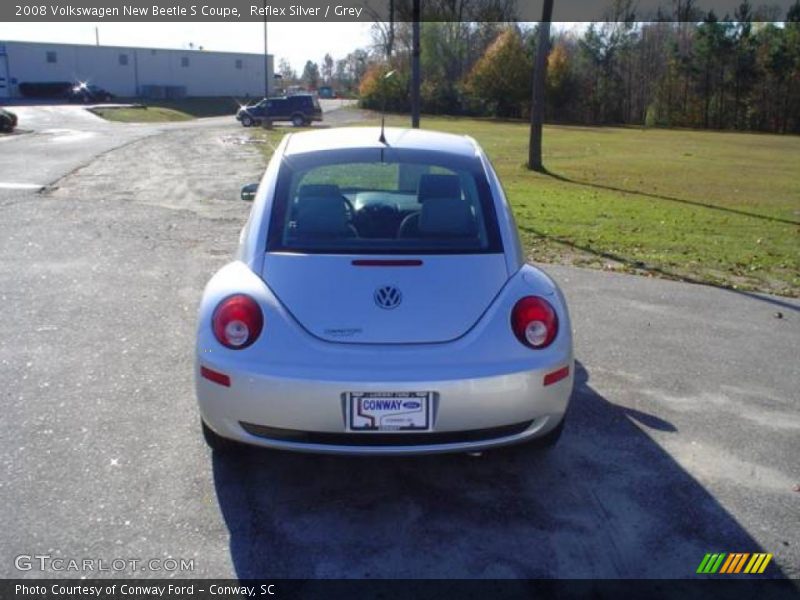 Reflex Silver / Grey 2008 Volkswagen New Beetle S Coupe