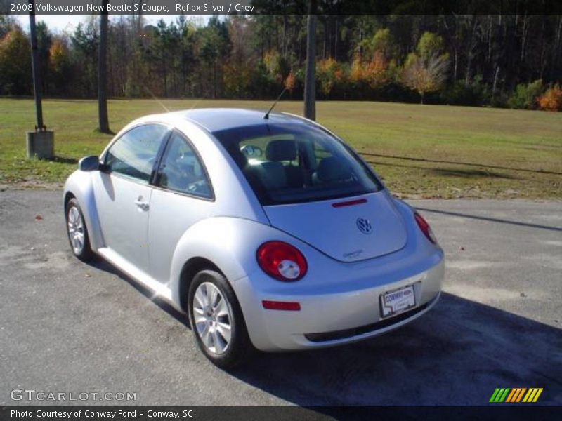 Reflex Silver / Grey 2008 Volkswagen New Beetle S Coupe