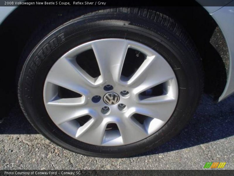 Reflex Silver / Grey 2008 Volkswagen New Beetle S Coupe
