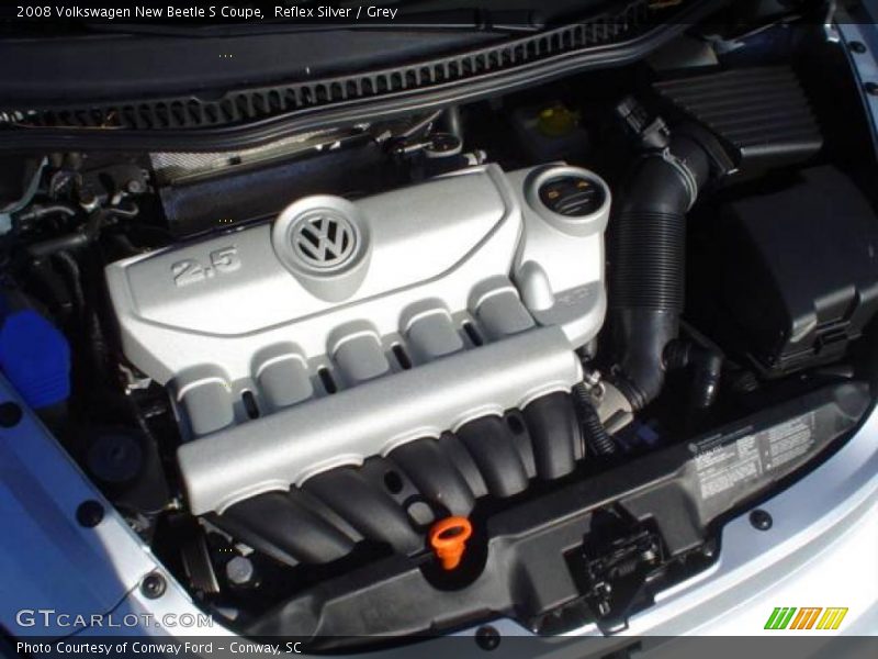 Reflex Silver / Grey 2008 Volkswagen New Beetle S Coupe