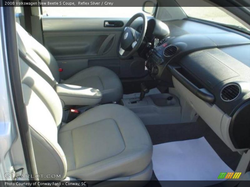 Reflex Silver / Grey 2008 Volkswagen New Beetle S Coupe