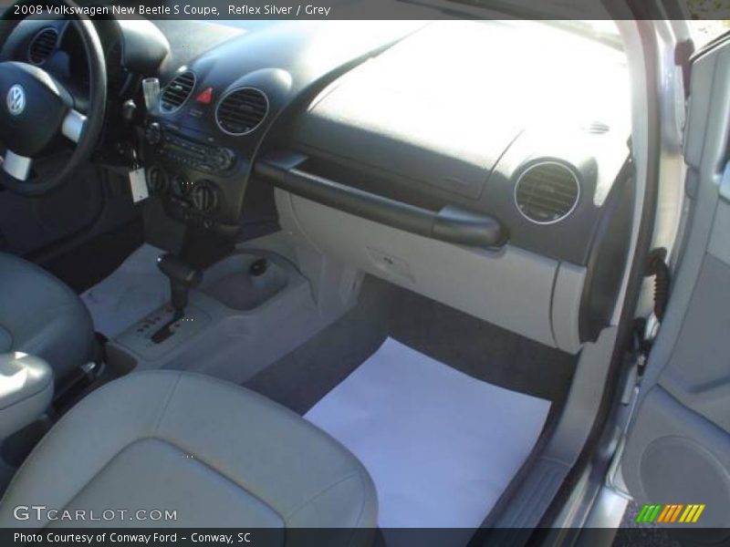 Reflex Silver / Grey 2008 Volkswagen New Beetle S Coupe