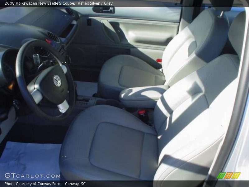 Reflex Silver / Grey 2008 Volkswagen New Beetle S Coupe