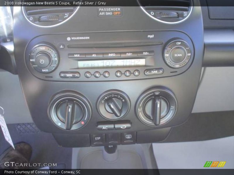 Reflex Silver / Grey 2008 Volkswagen New Beetle S Coupe