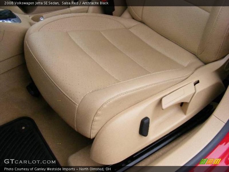 Salsa Red / Anthracite Black 2008 Volkswagen Jetta SE Sedan