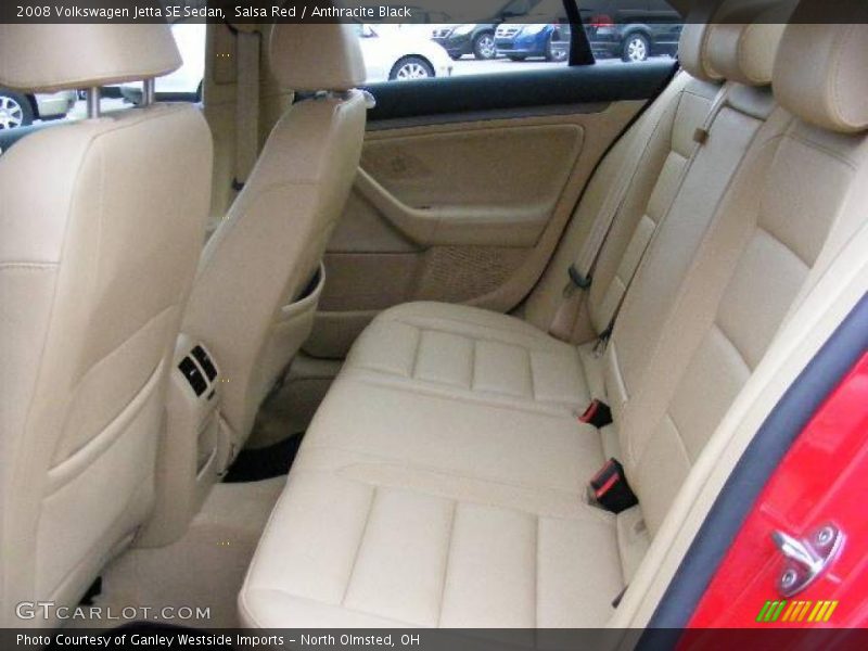 Salsa Red / Anthracite Black 2008 Volkswagen Jetta SE Sedan