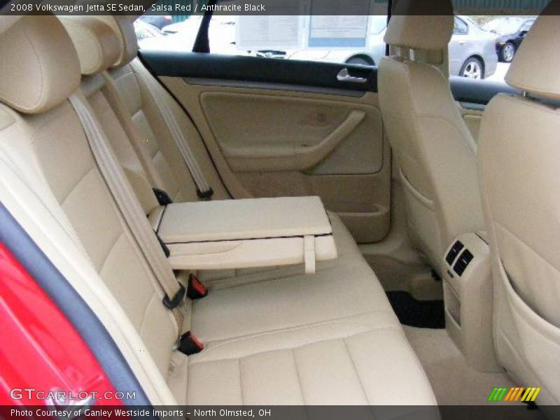 Salsa Red / Anthracite Black 2008 Volkswagen Jetta SE Sedan