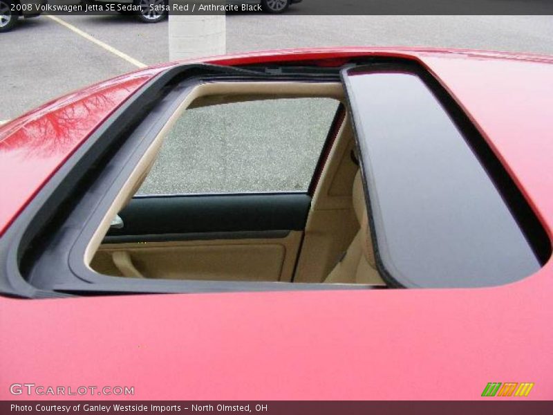 Salsa Red / Anthracite Black 2008 Volkswagen Jetta SE Sedan