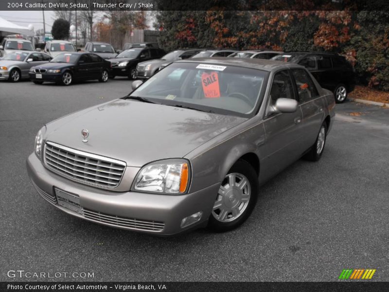 Thunder Gray / Shale 2004 Cadillac DeVille Sedan