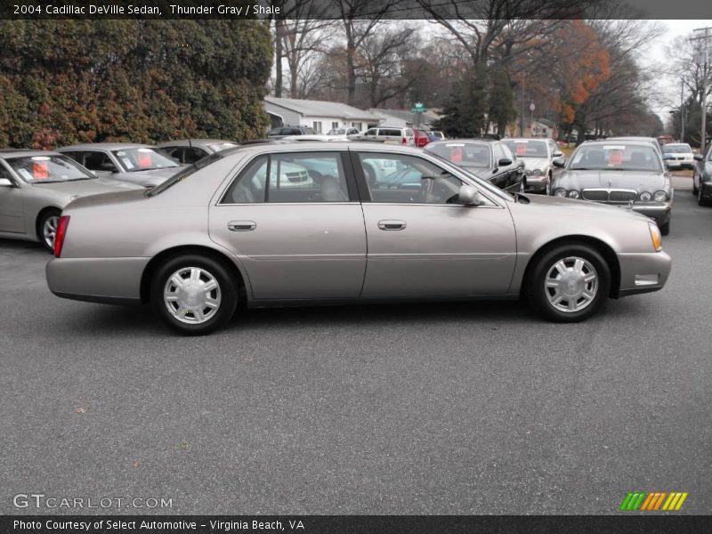 Thunder Gray / Shale 2004 Cadillac DeVille Sedan