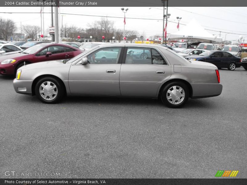 Thunder Gray / Shale 2004 Cadillac DeVille Sedan
