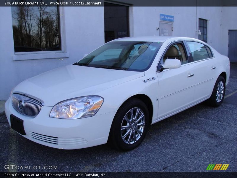 White Opal / Cocoa/Cashmere 2009 Buick Lucerne CXL