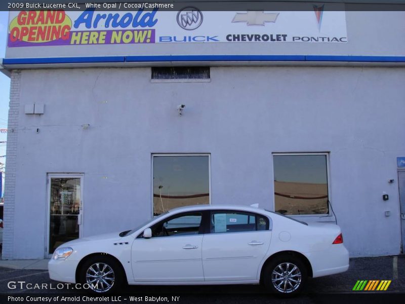 White Opal / Cocoa/Cashmere 2009 Buick Lucerne CXL