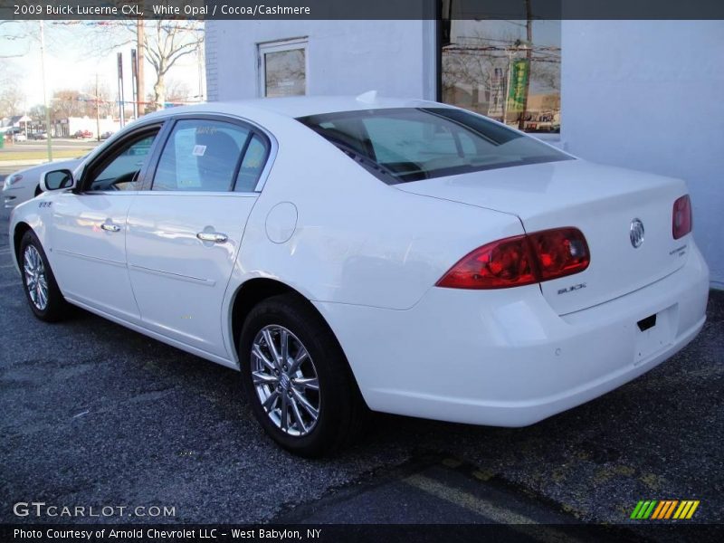 White Opal / Cocoa/Cashmere 2009 Buick Lucerne CXL