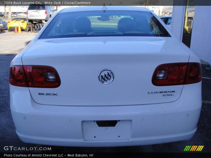 White Opal / Cocoa/Cashmere 2009 Buick Lucerne CXL