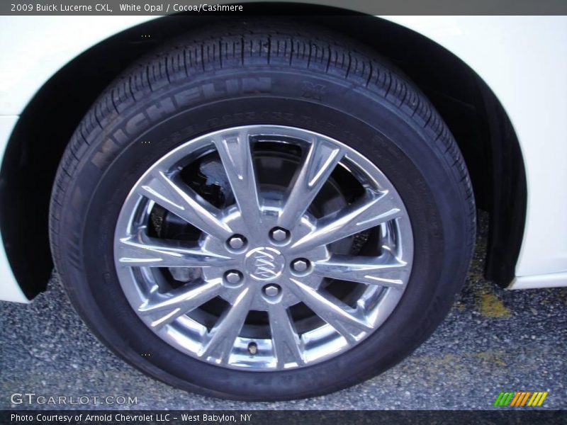 White Opal / Cocoa/Cashmere 2009 Buick Lucerne CXL
