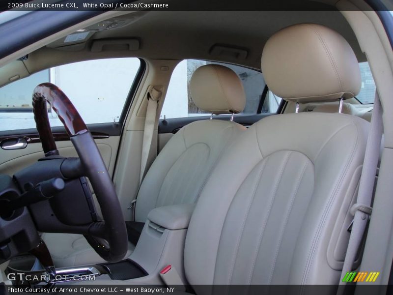 White Opal / Cocoa/Cashmere 2009 Buick Lucerne CXL