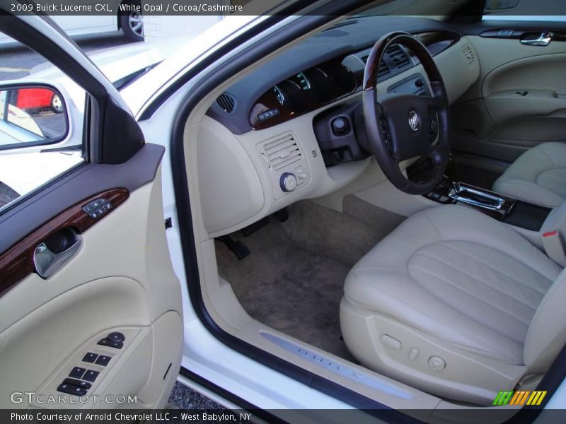 White Opal / Cocoa/Cashmere 2009 Buick Lucerne CXL