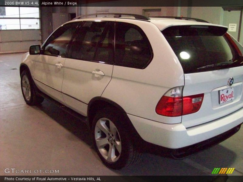 Alpine White / Beige 2006 BMW X5 4.4i