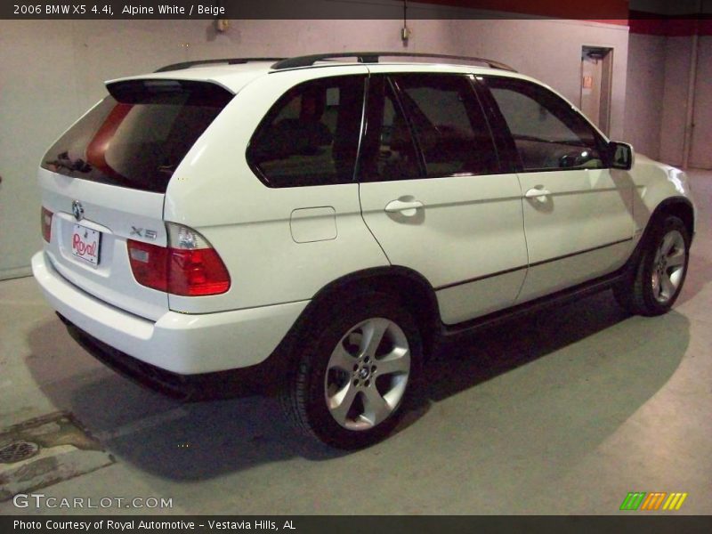 Alpine White / Beige 2006 BMW X5 4.4i