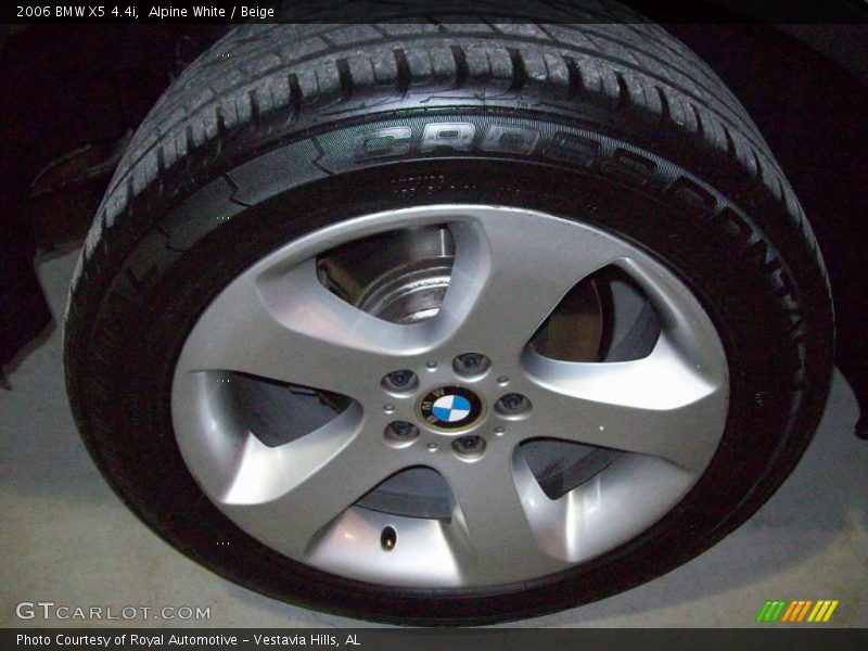 Alpine White / Beige 2006 BMW X5 4.4i