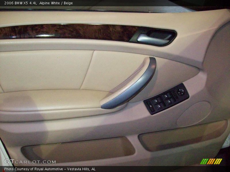 Alpine White / Beige 2006 BMW X5 4.4i