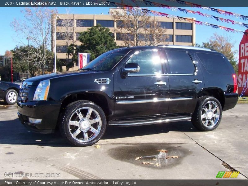 Black Raven / Ebony/Ebony 2007 Cadillac Escalade AWD